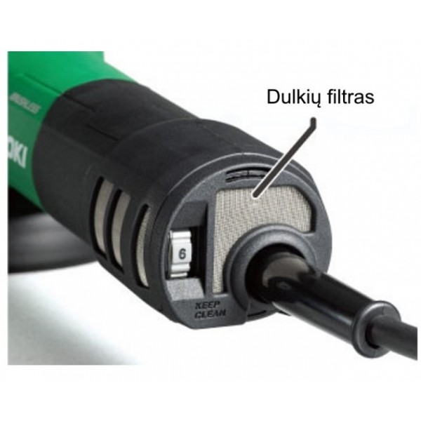 Kampinis šlifuoklis HiKOKI G13VE2